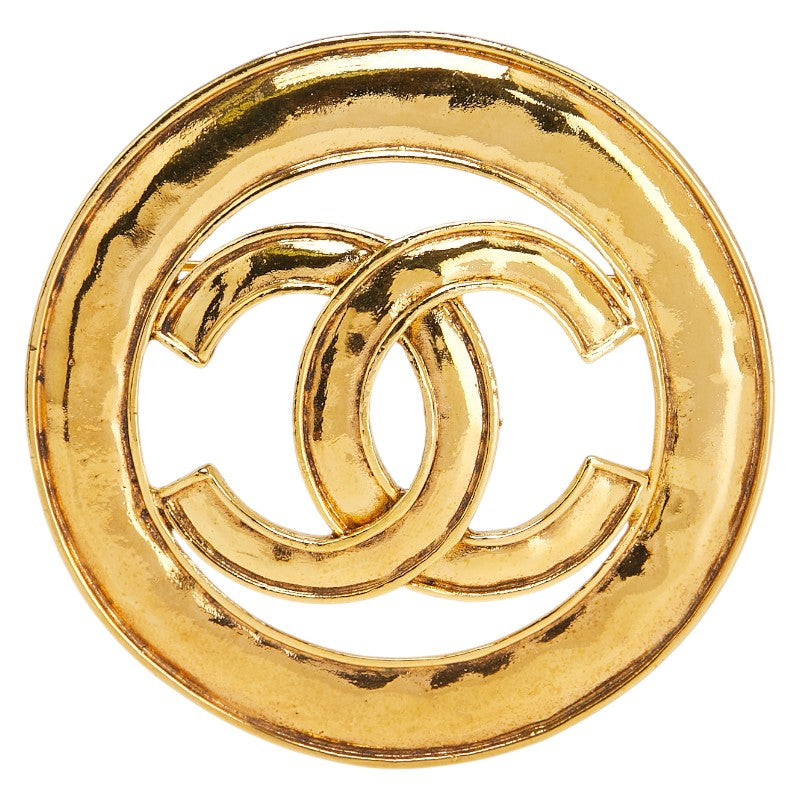 シャネル ココマーク ブローチ ゴールド メッキ レディース CHANEL 【中古】