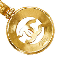 シャネル ヴィンテージ ココマーク ラウンド チェーン ベルト ゴールド メッキ レディース CHANEL 【中古】