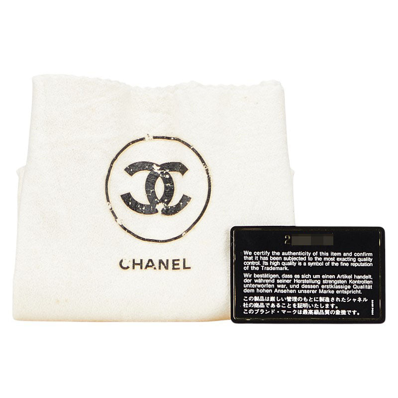 シャネル マドモワゼル ココマーク チェーン ショルダーバッグ ベージュ ゴールド ラムスキン レディース CHANEL 【中古】
