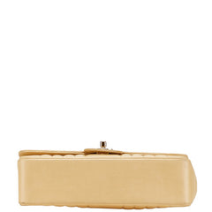 シャネル マドモワゼル ココマーク チェーン ショルダーバッグ ベージュ ゴールド ラムスキン レディース CHANEL 【中古】