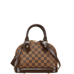 ルイ ヴィトン ダミエ アルマBB ハンドバッグ ショルダーバッグ 2WAY N41221 ブラウン PVC レザー レディース LOUIS VUITTON 【中古】