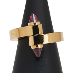 カルティエ メノット ガーネット リング 指輪 ♯54 ゴールド K18PG ピンクゴールド レディース CARTIER 【中古】
