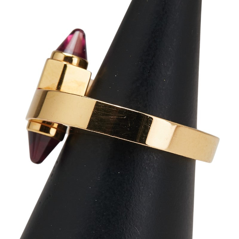 カルティエ メノット ガーネット リング 指輪 ♯54 ゴールド K18PG ピンクゴールド レディース CARTIER 【中古】