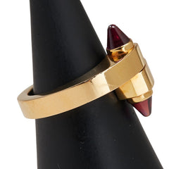カルティエ メノット ガーネット リング 指輪 ♯54 ゴールド K18PG ピンクゴールド レディース CARTIER 【中古】