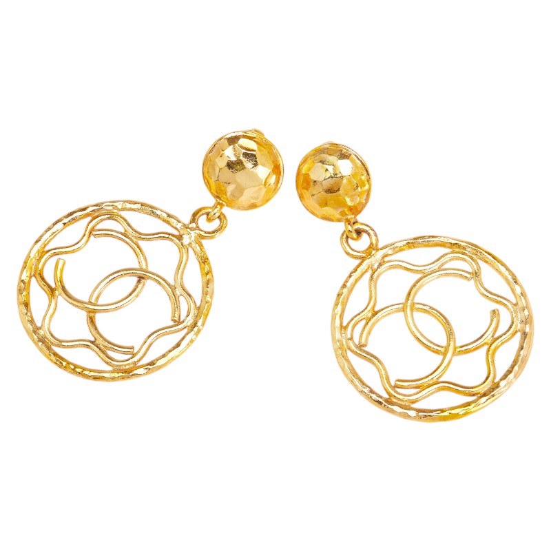 シャネル ヴィンテージ ココマーク イヤリング ゴールド メッキ レディース CHANEL 【中古】