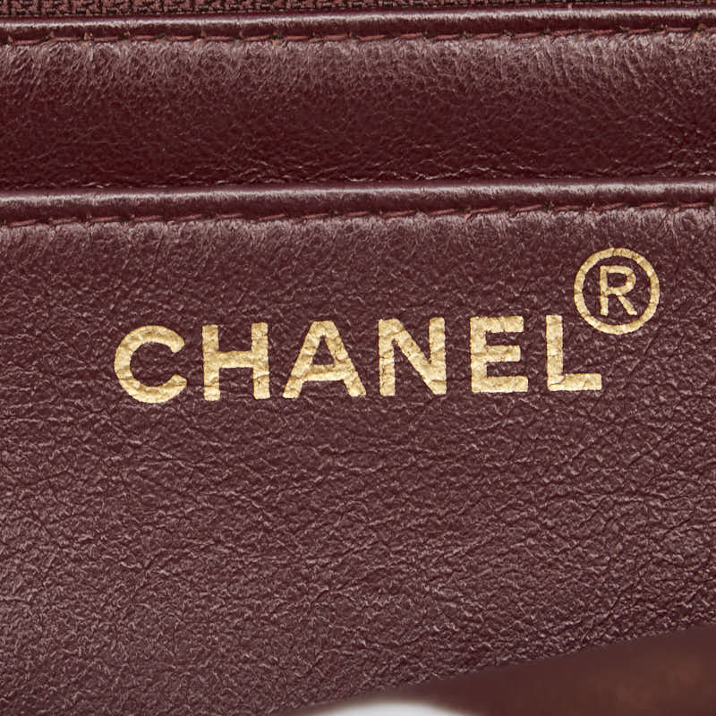 シャネル マトラッセ30 ココマーク チェーン ショルダーバッグ ハンドバッグ ブラック ラムスキン レディース CHANEL 【中古】