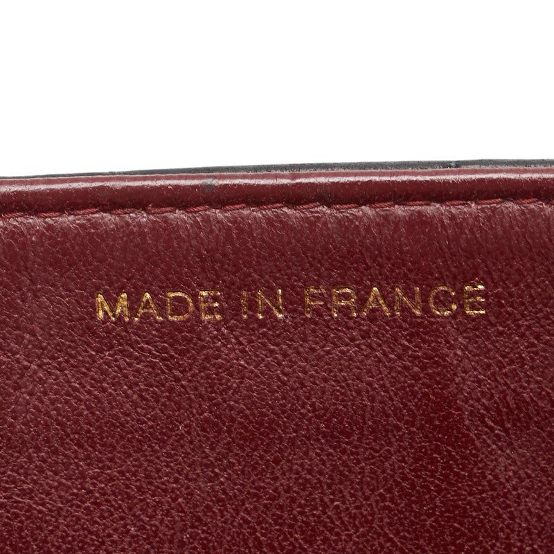 シャネル マトラッセ30 ココマーク チェーン ショルダーバッグ ハンドバッグ ブラック ラムスキン レディース CHANEL 【中古】