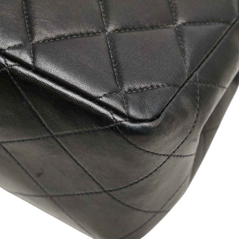 シャネル マトラッセ30 ココマーク チェーン ショルダーバッグ ハンドバッグ ブラック ラムスキン レディース CHANEL 【中古】