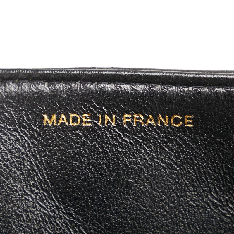 シャネル マトラッセ ココマーク チェーン ショルダーバッグ ハンドバッグ ブラック ラムスキン レディース CHANEL 【中古】