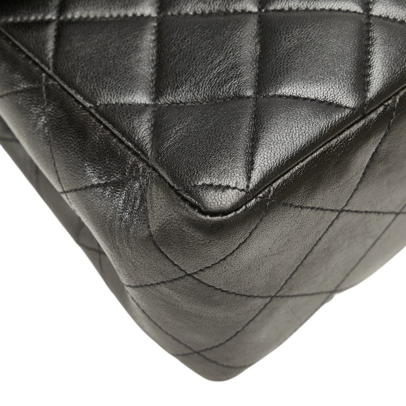 シャネル マトラッセ ココマーク チェーン ショルダーバッグ ハンドバッグ ブラック ラムスキン レディース CHANEL 【中古】