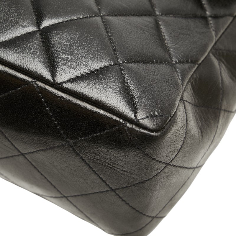 シャネル マトラッセ ココマーク チェーン ショルダーバッグ ハンドバッグ ブラック ラムスキン レディース CHANEL 【中古】