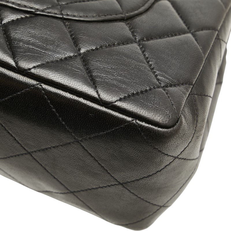シャネル マトラッセ ココマーク チェーン ショルダーバッグ ハンドバッグ ブラック ラムスキン レディース CHANEL 【中古】