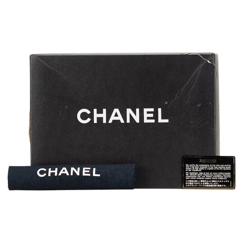 シャネル マトラッセ ココマーク Wフラップ チェーン ショルダーバッグ ハンドバッグ ブラック ラムスキン レディース CHANEL 【中古】