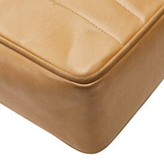 シャネル マドモワゼル ココマーク チェーン ショルダーバッグ ハンドバッグ ベージュ ラムスキン レディース CHANEL 【中古】