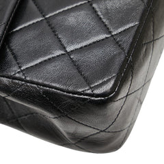 シャネル ミニマトラッセ ココマーク チェーン ショルダーバッグ ブラック ラムスキン レディース CHANEL 【中古】