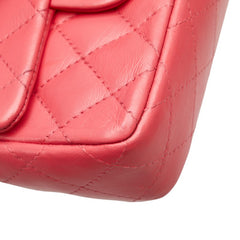 シャネル ミニマトラッセ ココマーク チェーン ショルダーバッグ ピンク ラムスキン レディース CHANEL 【中古】