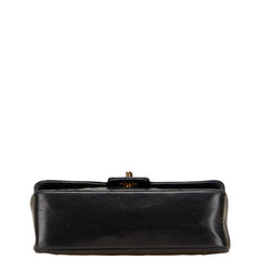 シャネル ダイアナ マトラッセ ココマーク チェーン ショルダーバッグ ブラック ラムスキン レディース CHANEL 【中古】