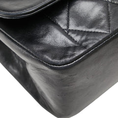 シャネル ダイアナ マトラッセ ココマーク チェーン ショルダーバッグ ブラック ラムスキン レディース CHANEL 【中古】