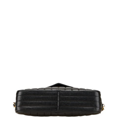 シャネル マドモアゼル ココマーク チェーン ショルダーバッグ ブラック キャビアスキン レディース CHANEL 【中古】