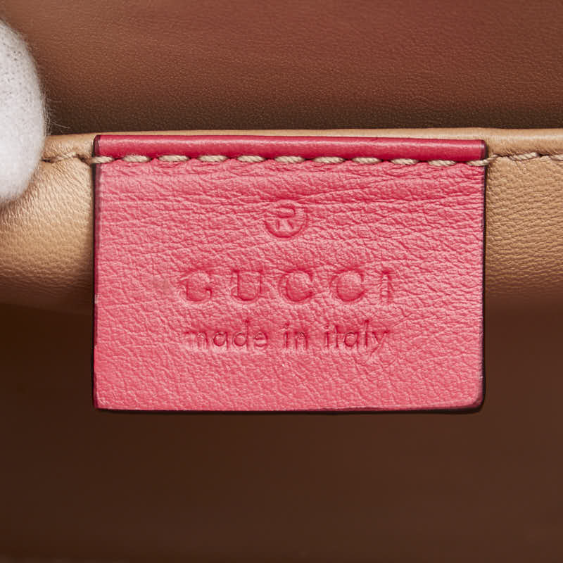 グッチ デュオニュソス クロコダイル ハンドバッグ ショルダーバッグ 2WAY 446869 ピンク レザー レディース GUCCI 【中古】