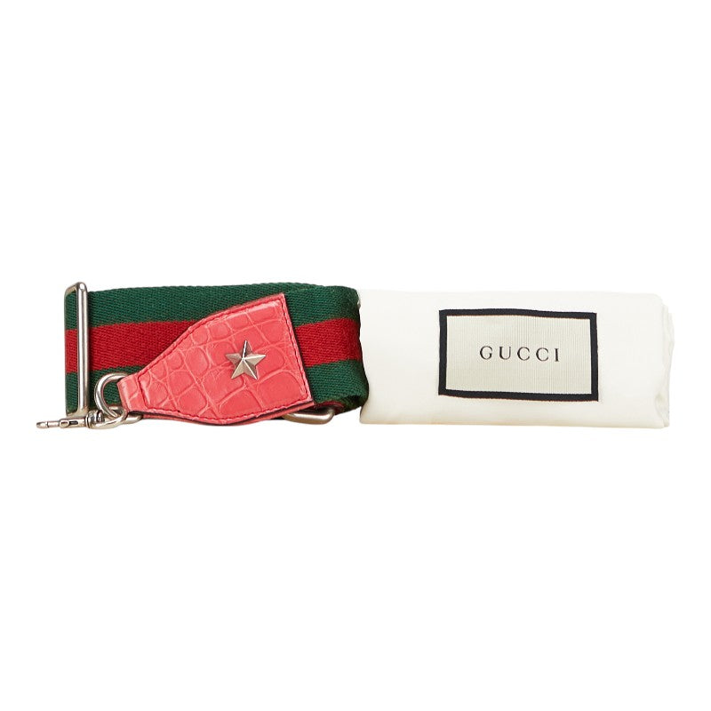 グッチ デュオニュソス クロコダイル ハンドバッグ ショルダーバッグ 2WAY 446869 ピンク レザー レディース GUCCI 【中古】