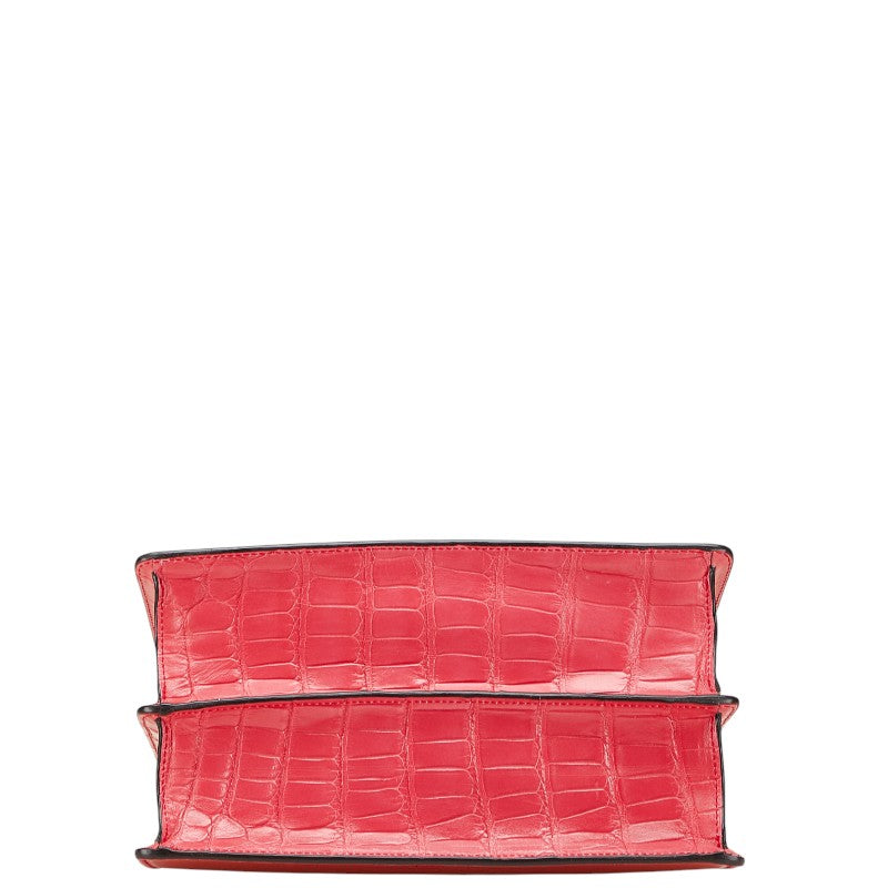 グッチ デュオニュソス クロコダイル ハンドバッグ ショルダーバッグ 2WAY 446869 ピンク レザー レディース GUCCI 【中古】