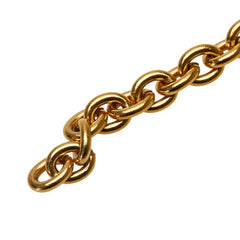 シャネル ココマーク マトラッセ チェーン ベルト ゴールド メッキ レディース CHANEL 【中古】