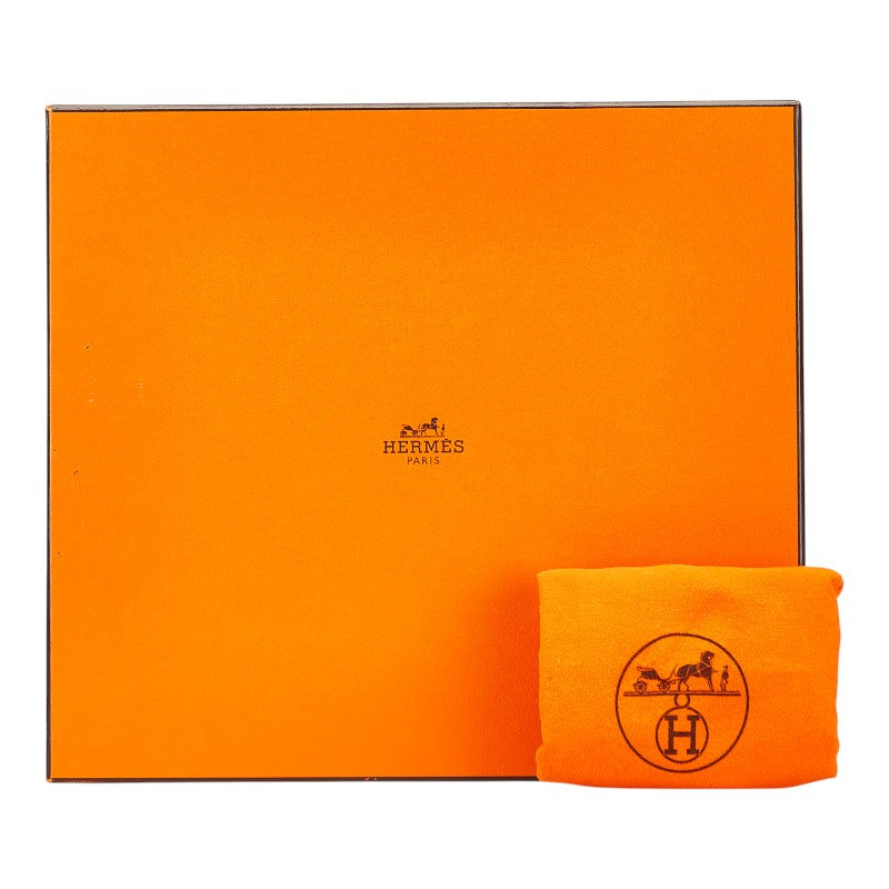 エルメス ガーデンパーティTPM ハンドバッグ トートバッグ グレー ブラック トワルアッシュ レザー レディース HERMES 【中古】