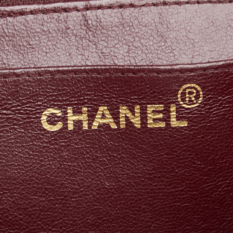 シャネル マトラッセ ココマーク チェーン ショルダーバッグ ハンドバッグ ブラック ラムスキン レディース CHANEL 【中古】