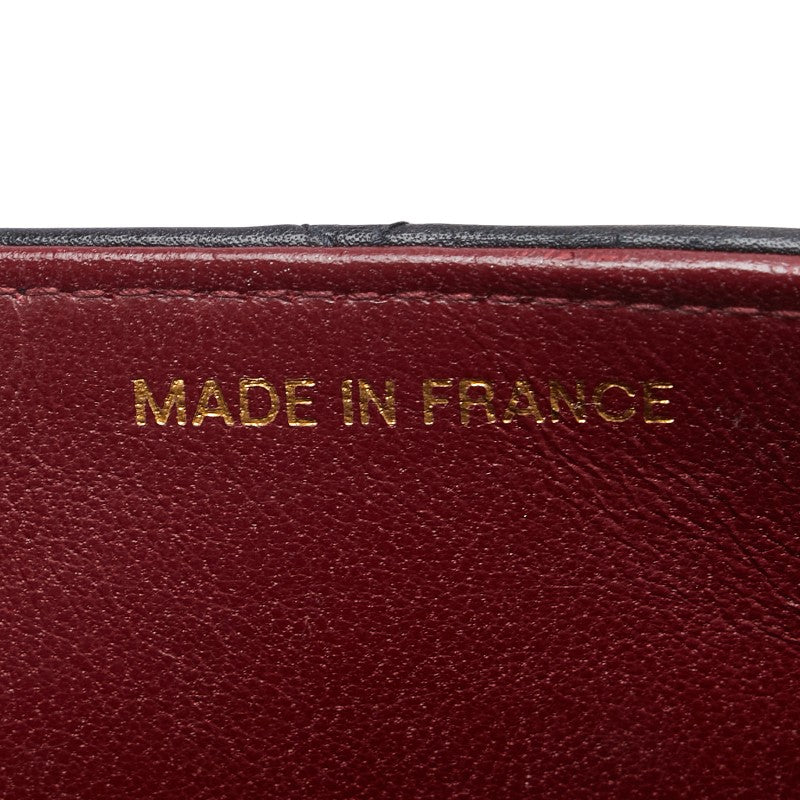 シャネル マトラッセ ココマーク チェーン ショルダーバッグ ハンドバッグ ブラック ラムスキン レディース CHANEL 【中古】