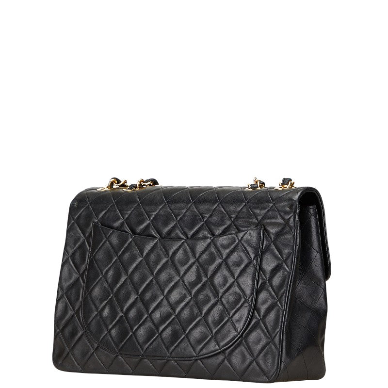 シャネル マトラッセ ココマーク チェーン ショルダーバッグ ハンドバッグ ブラック ラムスキン レディース CHANEL 【中古】