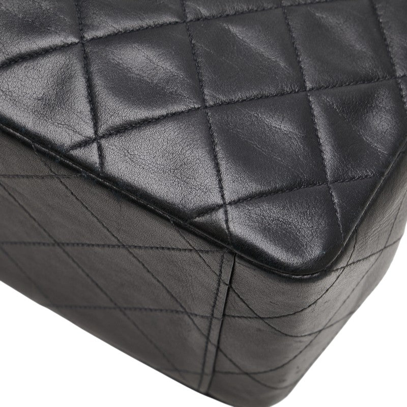 シャネル マトラッセ ココマーク チェーン ショルダーバッグ ハンドバッグ ブラック ラムスキン レディース CHANEL 【中古】