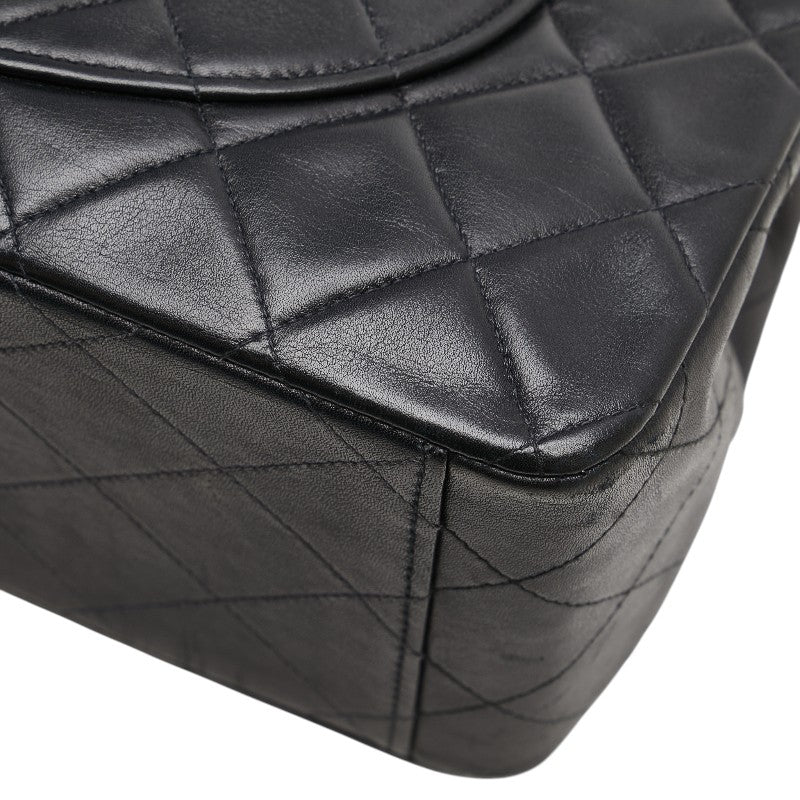 シャネル マトラッセ ココマーク チェーン ショルダーバッグ ハンドバッグ ブラック ラムスキン レディース CHANEL 【中古】