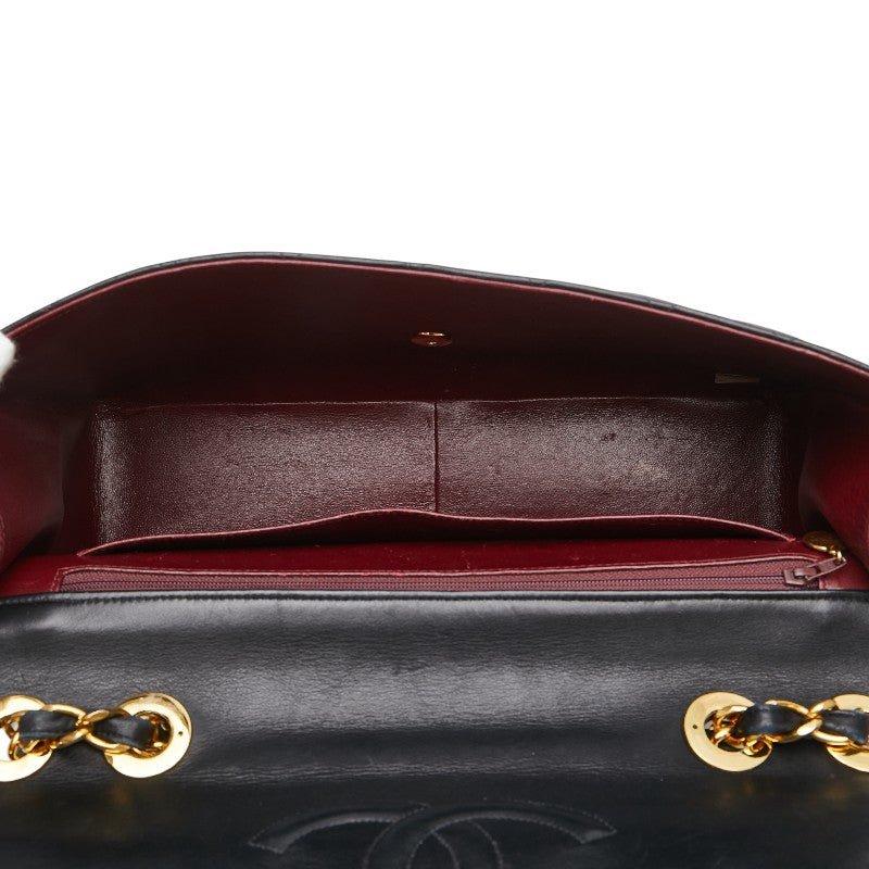 シャネル マトラッセ ココマーク チェーン ショルダーバッグ ハンドバッグ ブラック ラムスキン レディース CHANEL 【中古】