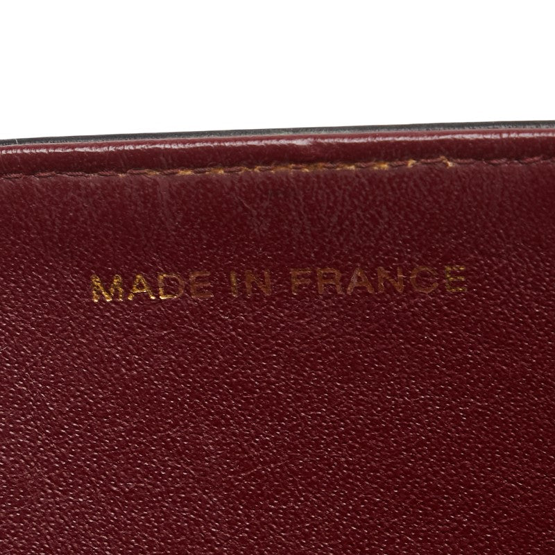 シャネル マトラッセ ココマーク チェーン ショルダーバッグ ブラック ラムスキン レディース CHANEL 【中古】