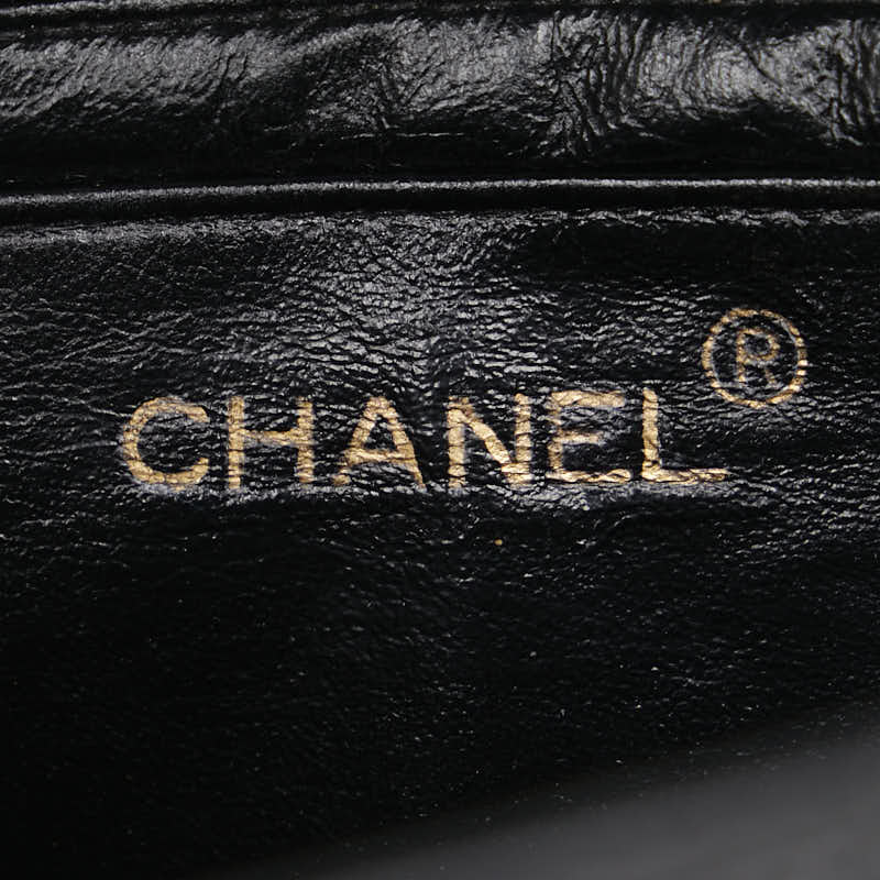 シャネル シェブロン ココマーク チェーン ショルダーバッグ ブラック キャビアスキン レディース CHANEL 【中古】