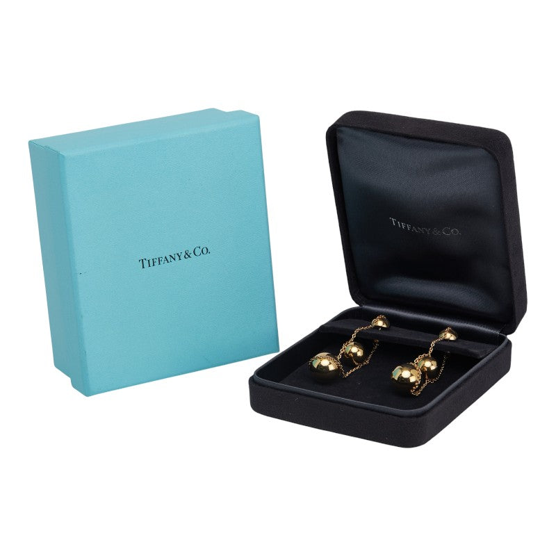 ティファニー ハードウェア トリプルドロップ ピアス K18YG イエローゴールド レディース TIFFANY&Co. 【中古】