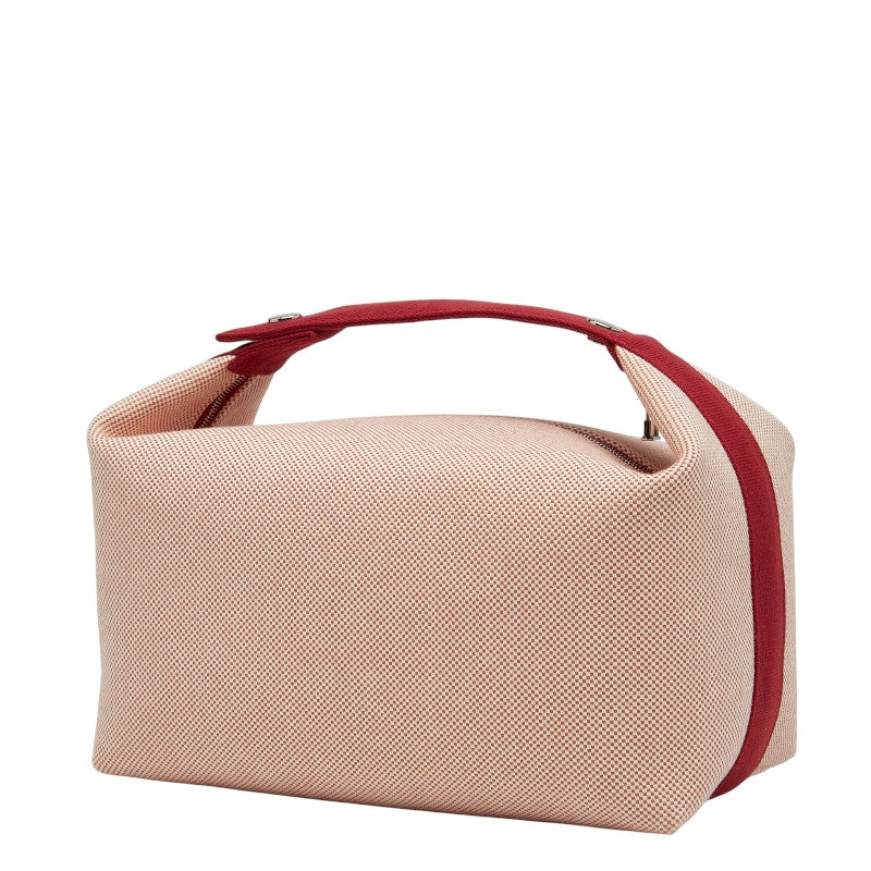 エルメス ブリッド ア ブラック ガブリエルGM ハンドバッグ レッド系 キャンバス レディース HERMES 【中古】