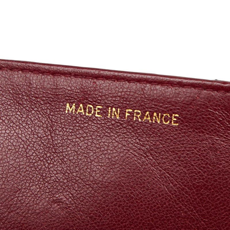 シャネル マトラッセ ココマーク チェーン ショルダーバッグ ブラック ラムスキン レディース CHANEL 【中古】