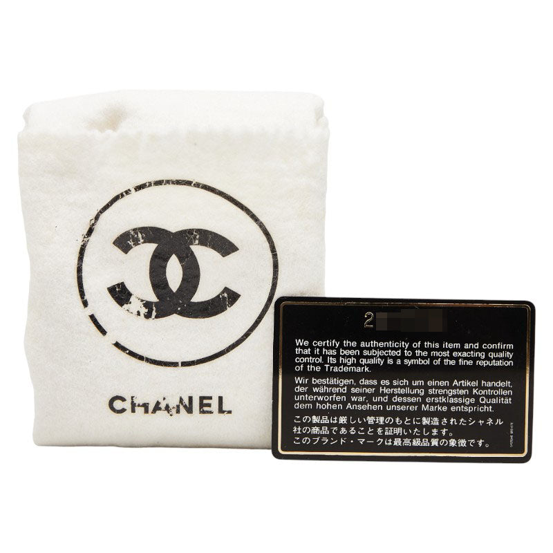 シャネル マトラッセ ココマーク チェーン ショルダーバッグ ブラック ラムスキン レディース CHANEL 【中古】