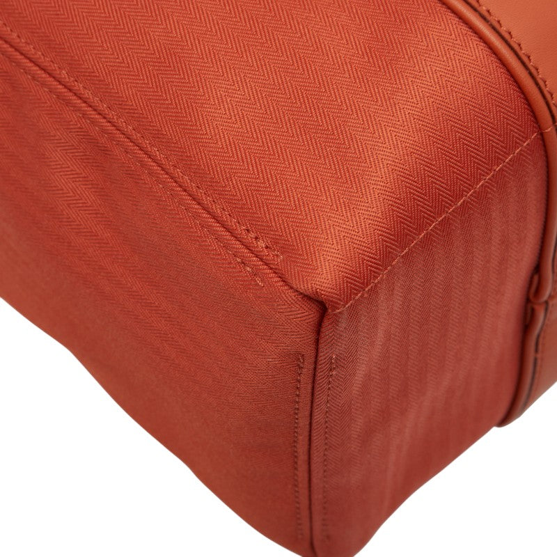 エルメス アカプルコPM トートバッグ ハンドバッグ オレンジ レザー ナイロンキャンバス レディース HERMES 【中古】