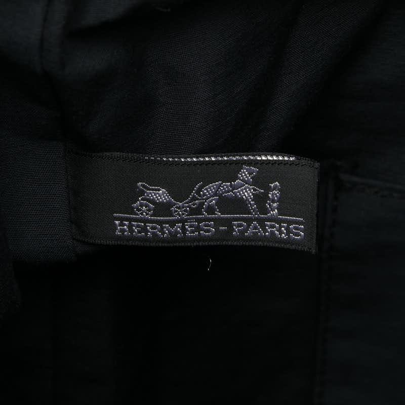 エルメス エールライン カバス ハンドバッグ トートバッグ グレー キャンバス レディース HERMES 【中古】