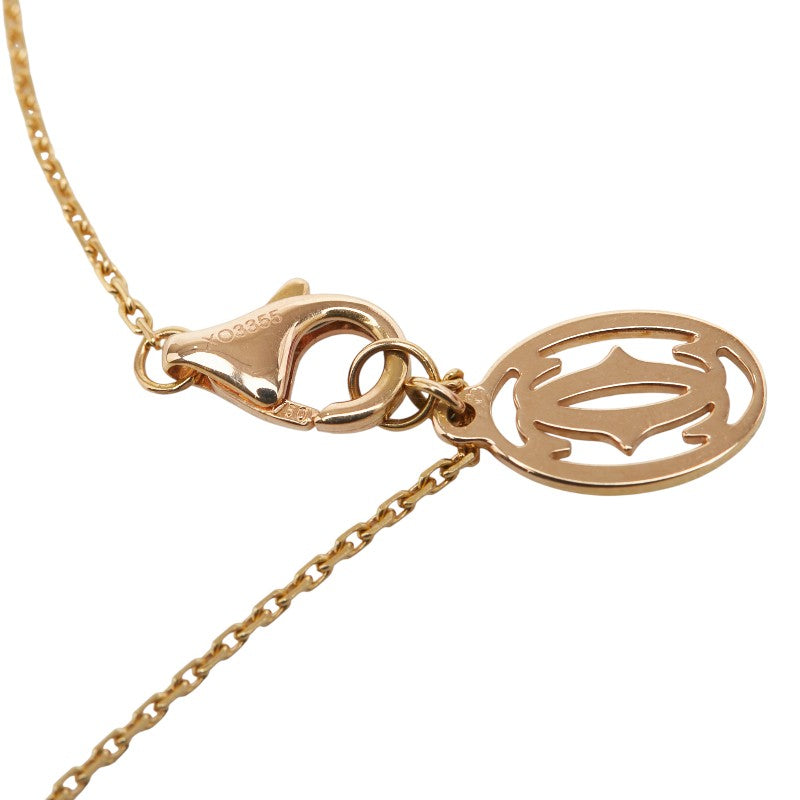 カルティエ シンボル クロス チェーン ペンダントネックレス K18PG ピンクゴールド レディース CARTIER 【中古】