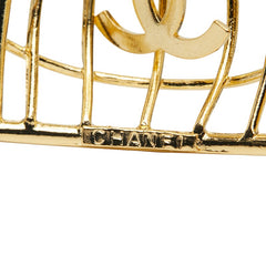 シャネル ヴィンテージ ココマーク 鳥かご イヤリング ゴールド メッキ レディース CHANEL 【中古】