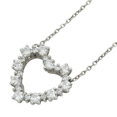 ティファニー センチメンタルハート ネックレス Pt950 プラチナ レディース TIFFANY&Co. 【中古】