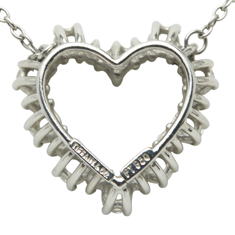 ティファニー センチメンタルハート ネックレス Pt950 プラチナ レディース TIFFANY&Co. 【中古】