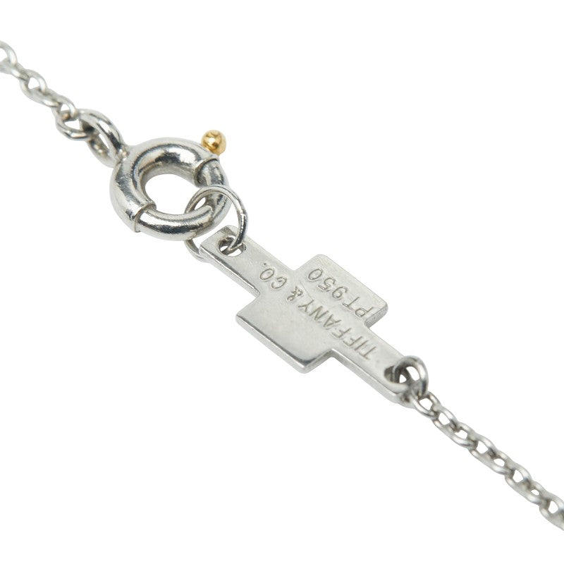 ティファニー センチメンタルハート ネックレス Pt950 プラチナ レディース TIFFANY&Co. 【中古】