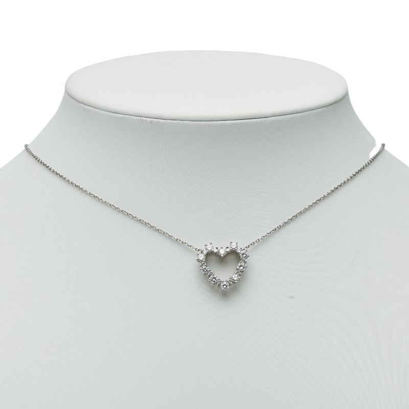 ティファニー センチメンタルハート ネックレス Pt950 プラチナ レディース TIFFANY&Co. 【中古】