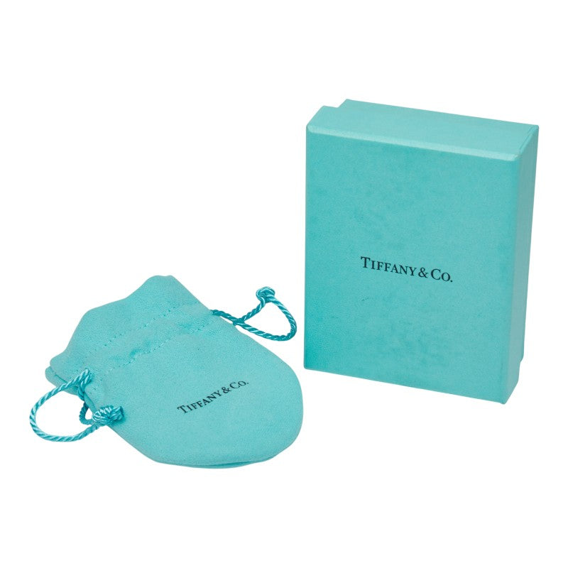 ティファニー ビーンズ パヴェダイヤ ネックレス Pt950 プラチナ レディース TIFFANY&Co. 【中古】