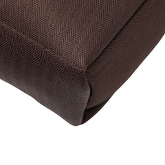 エルメス アカプルコ バンドリエールPM 斜め掛け ショルダーバッグ ポシェット ブラウン トワルシェブロン レザー レディース HERMES 【中古】